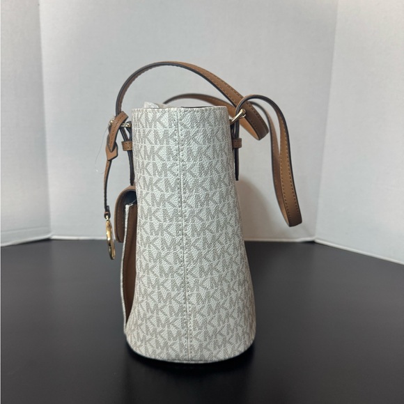 Michael Kors jet set medium logo pocket tote bag - Picture 3 of 8